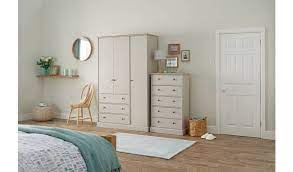 This designer bedroom set has a durable construction and promises considerable longevity. Buy Argos Home Kensington 4 Piece Wardrobe Set Grey Oak Veneer Bedroom Furniture Sets Argos