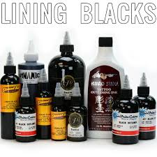 Lining B L A C K S Only The Best Black Inks On The Market Blackline Eternalink Fusionink Startbrite Kurus Ink Tattoo Tattoo Shop Decor Marquesan Tattoos