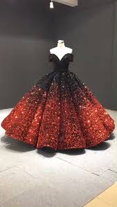 Black And Red Ombre Sequin Princess Dress Off The Shoulder Quinceanera Dress Ball Gown Prom Dress Sweet15dress Quin In 2020 Debut Dresses Ball Dresses Ball Gowns