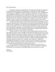 A cover letter serves as a formal introduction to your resume, and allows you to expand on various aspects of your work history. Cover Letter Docx Olivia Levkowitz 1918 S Roxbury Drive Los Angeles California 90035 310 111 2222 Levko Sas Upenn Edu Facon Magazine Hyattsville Course Hero