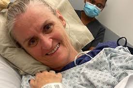 I was paralysed from the neck down and I had double vision'