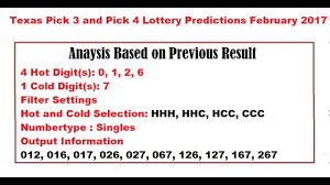 Pick 3 Predictions
