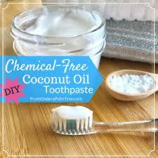 chemical free coconut oil toothpaste