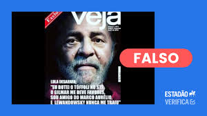 Veja (en español literalmente vea) es una revista semanal brasileña de información investigadora editada en la ciudad de são paulo y de circulación nacional, publicada por la editora abril. Boato Adultera Capa De Veja Para Atribuir A Lula Declaracao Falsa Sobre Favores Do Stf