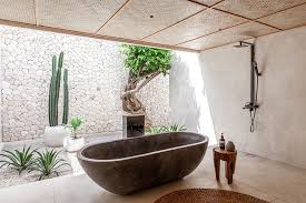 Une Decoration Authentique Et Naturelle Pour Une Maison Balinaise Planete Deco A Homes World In 2020 Bali Style Home Bali House Bathroom Interior Design