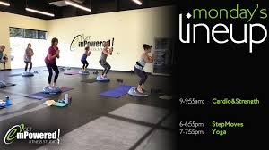 Monday's work out line up: 9-9:55am Cardio & Strength 6-6:55pm Step Moves  (BRING YOUR SHOES!) 7-7:55pm Yoga #monday #mondaylineup #fallschedule #fall  #workout #strength #cardio #cardioandstrength #step #aerobics #stepaerobics  #stepmoves #yoga ...