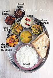 Gujarati Thali Mini Gujarathi Thali Indian Food Recipes Indian Food Recipes Vegetarian Recipes