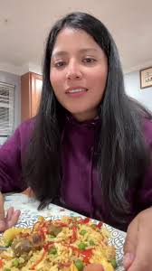 Preparación de arroz relleno con mi sobrina