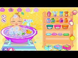 Bath time is perfect for filling and dumping by adding toy cups or a plastic shampoo bottle to the tub so your child can fill and pour. Baby Bathing Game For Little Kids To Play Online Baby Bathing Time To Sleep Baby Bath Games For Little Kids Little Kids