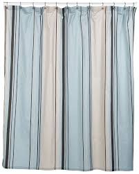 Nautica West End Blue Brown Beige Striped Fabric Shower Curtain Nwop Fabric Shower Curtains Curtains Shower Curtain