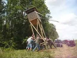 Aside from your skills in shooting your bow or rifle, you also have if the deer is quartering away and you aim slightly. Deer Stand Shooting House Towerstand Youtube