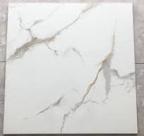 Modern Design 600*600 High Quality Carrara White Porcelain Wall Tile  Wholesale Price Marble Tile for Home Hotel Living Room Use