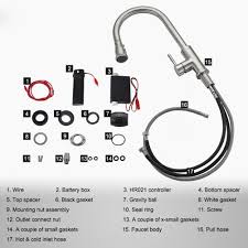 modern touch sensor kitchen faucet