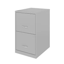 Cabinet drawers, make it easy to sort, store and categorize documents. Space Solutions 18in 2 Drawer Metal File Cabinet Arctic Silver Overstock 32816550