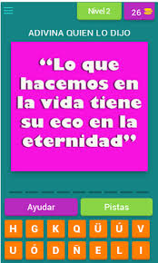 El juego que te adivina el pensamiento solo con una pequeña ayuda. Amazon Com Adivina Quien Lo Dijo Appstore For Android