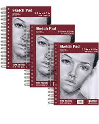 Sketchpad With Pencils
