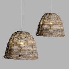 Handwoven Rattan Mason Pendant Lamp V1 Wicker Pendant Light Pendant Lamp Small Pendant Lights
