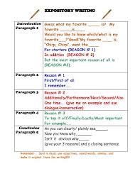 Conclusion Paragraph Format Elementary Students Google Search Expository Writing Expository Essay Writing Lessons
