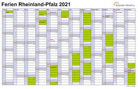 Sie können die kalender auch auf ihrer webseite einbinden oder in ihrer publikation abdrucken. Ferien Rheinland Pfalz 2021 Ferienkalender Zum Ausdrucken