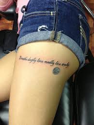 Feather Thigh Tattoos Small Thigh Tattoos Upper Thigh Tattoos Side Thigh Tattoos