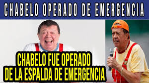 El material audiovisual presentado en este. Chabelo Fue Sometido A Una Cirugia De Emergencia Youtube