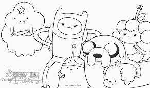 Simple lego the big adventure coloring page. Free Printable Adventure Time Coloring Pages For Kids