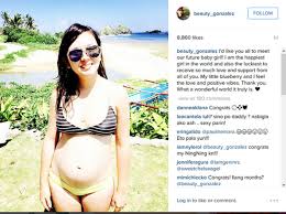 Here's how beauty gonzalez raised her very cute daughter. Beauty Gonzalez Reveals Baby S Gender When In Manila