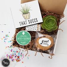 Grief can cause mourners to lose their appetite, and their health might suffer if they aren't eating enough. Sympathy Gift That Succs Gift Box Confetti Gift Company Succulent Gift Boxes Soy Candle Gifts