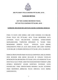 Report jabatan kebajikan masyarakat malaysia. Siaran Media Acp Nik Ezanee Polis Daerah Petaling Jaya Facebook