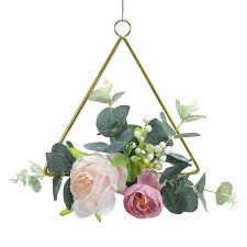 Maybe you would like to learn more about one of these? Floral Hoop Wreath Garland Artificial Rose Flowers Metal Ring Hoop For Wedding Nursery Wall Decor Triple Cornered Buy Sell Online Best Prices In Srilanka Daraz Lk