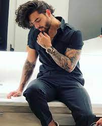 Maluma Handsome Singer Curly Hair Styles Long Hair Styles Men Curly Hair Men