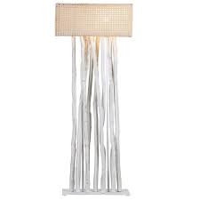 Jungle Floor Lamp White With Rectangular Shade 27x13x70 2 Boxes Per Piece Floor Lamps White Floor Lamp Lamp Floor Lamp