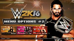 Wwe 2k16 Demo Main Menu Options 2 Ps4 Xb1 Notion Wwe Game Download Wwe Game Game Download Free