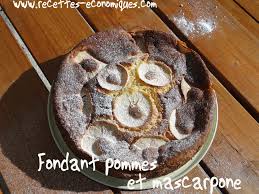 Fondant Aux Pommes Et Mascarpone Recettes De Cuisine Avec Thermomix Ou Pas Recette Dessert Fondant Aux Pommes Mascarpone