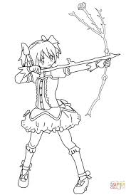 Puella Magi Madoka Magica Coloring Pages Puella Magi Madoka Magica Madoka Magica Coloring Pages