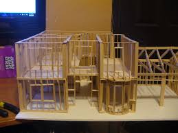 Start out by printing out the craft. Popsicle Stick House Blueprints