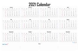 Free Printable 2021 Calendar By Year 21ytw23 In 2020 2021 Calendar Calendar Printables Annual Calendar Printable