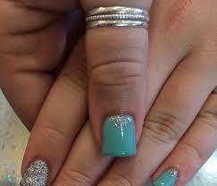 Our work includes acrylic and gel nail extensions which can be beautifully decorated with free hand nail art, one stroke nail art and swarovski crystals. Mint Green Acrylic Nail Designs
