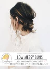 The Best Low Messy Buns On Pinterest Sand Sun Messy Buns Hair Styles Low Bun Hairstyles Long Hair Styles