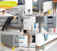 Swap Out Ikea Sofa Legs With Hand Crafted Alternatives Ikea Sofa Ikea Legs Ikea Sofa Bed