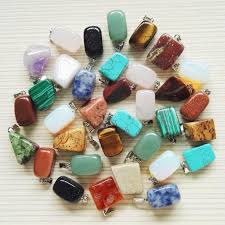 Wholesale 36pcs Diy Natural Stone Charm Wholesale Pendant For Jewelry Making Owame Jewelry Making Pendants Jewelry Making Natural Stone Pendant