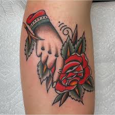 People wants these designs for their months like january, june july, august. Traditional Red Rose Tattoo On Hand Cute Simple Tattoos