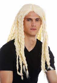 Maybe you would like to learn more about one of these? 68286 Frp03c Wig Carnival Halloween Men Women Long Plaited Braid Blonde Viking