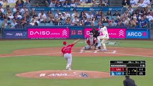 Andy Pages homers (14) on a fly ball to left field. Shohei Ohtani scores.