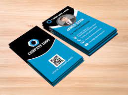 Showcase your business card design easily with this collection of customizeable vertical business card mockups from different angles. Vertical Business Card Grafik Von Polahdesign Creative Fabrica