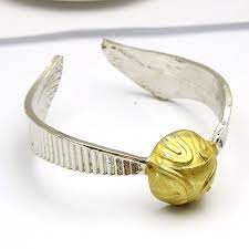 Bijoux De Film En Gros Harry Potter Plaque Or Argent Quidditch Or Mouchard Manchette Bracelets Cadeau De Noel Livraison Gratuite Aliexpress