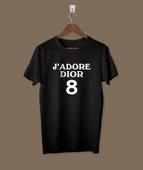 J Adore Dior 8 Casual Tshirt Men Women Paris Tee Unisex Black White Shirt Usa Size T Shirt S 3xl Black And White Shirt Casual T Shirts Paris Tee