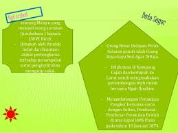 Death of dato seri maharaja lela abu bakar. Hnp Power Point Dato Maharaja Lela Pembunuhan Birch Di Pasir Salak