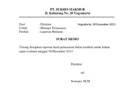 Contoh Memorandum Pengertian Jenis Dan Contoh Memo Surat Tanggal Kurikulum