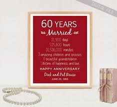 60th Anniversary Gift For Parents Wife Her Him Personalized Etsy 40th Anniversary Gifts 40th Wedding Anniversary Gifts Anniversary Gifts 40 Years